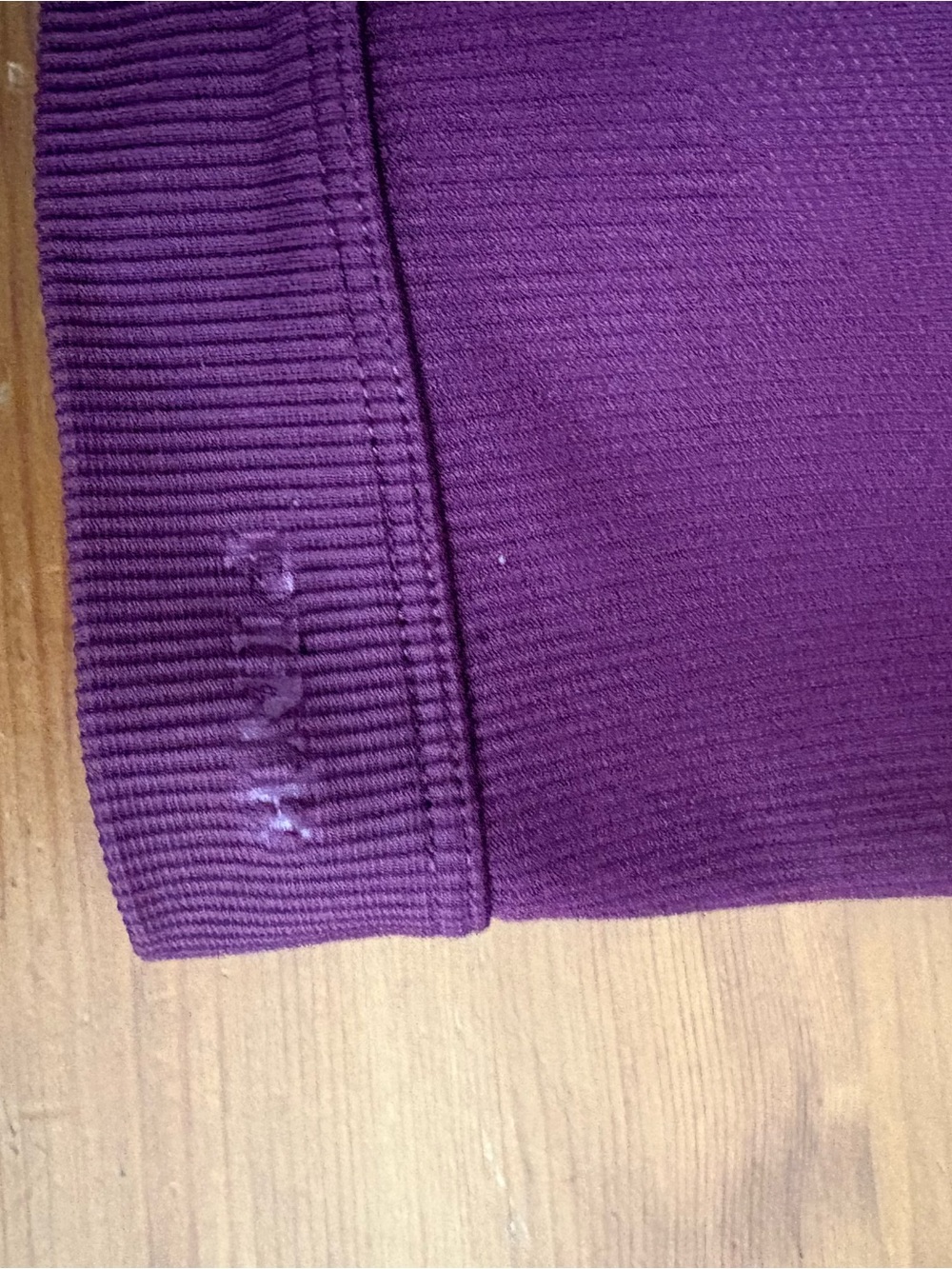 Victoria's Secret PINK zip up sports bra in Burgundy - Picture 3 of 5